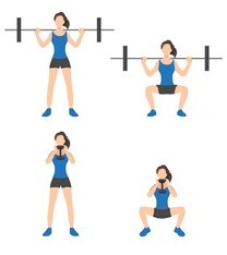 woman-doing-barbell-squat-dumbbell-260nw-1217349106